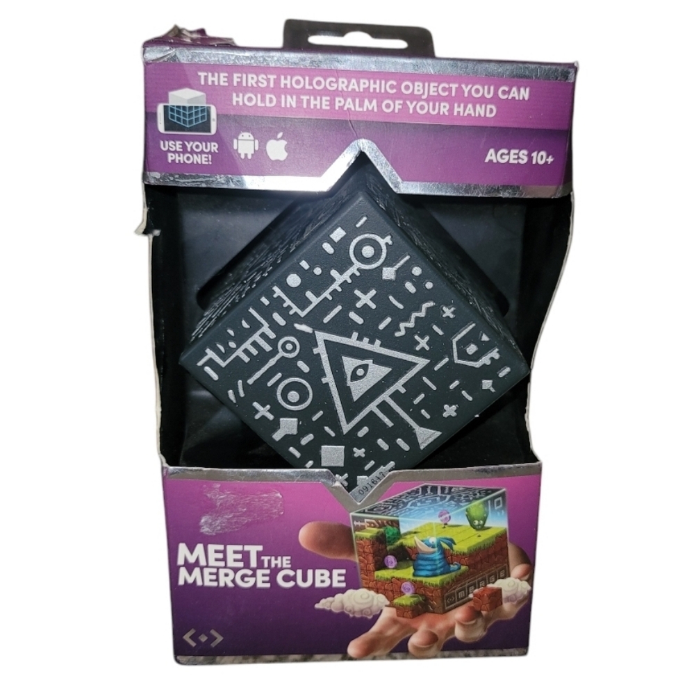 Merge Cube Hold Holograms in Your Hand Virtual Game Toy for IOS Android Tablet